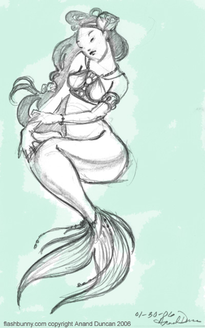1920's Mermaid. Posted by Anand at 9:36 PM